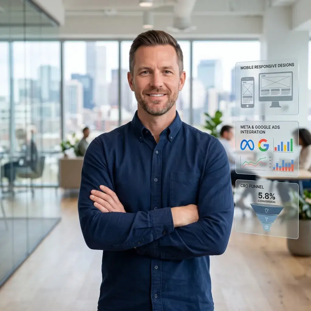 Professional landing page design